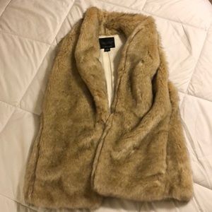 Anthropology fur vest.